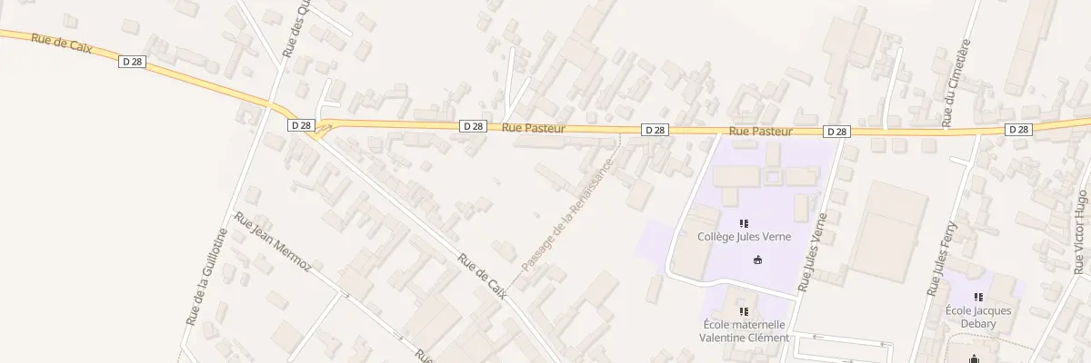 Plan du 59 Rue Pasteur à Rosières-en-Santerre