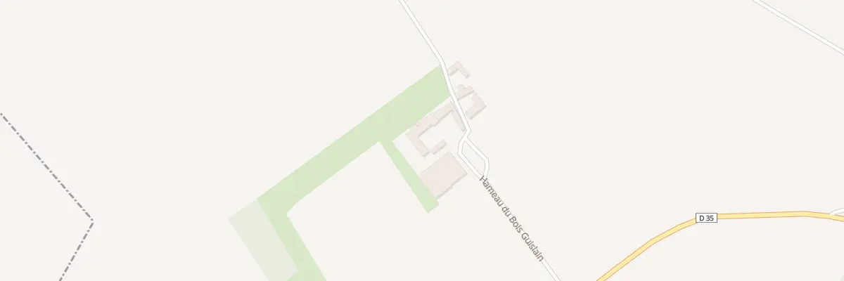 Plan du 1 Hameau du Bois Guislain à Adinfer