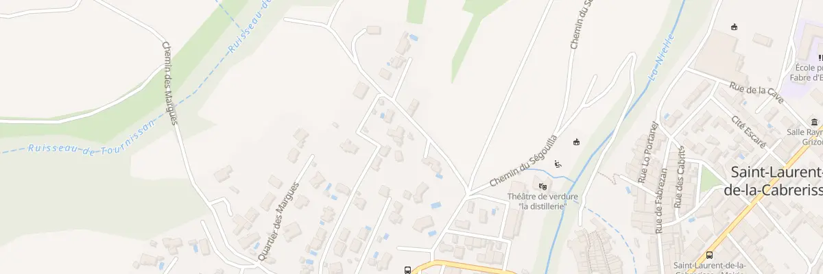 Plan du 7 Quartier Le Cabirou à Saint-Laurent-de-la-Cabrerisse