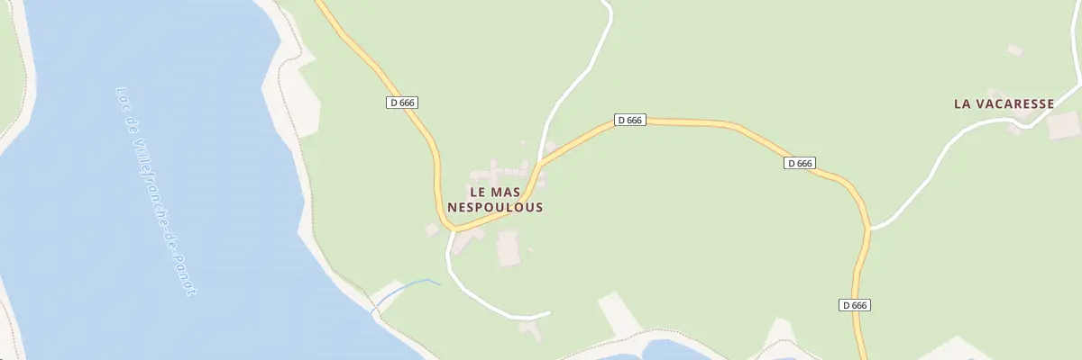 Plan du 5187 Le Mas Nespoulous à Alrance