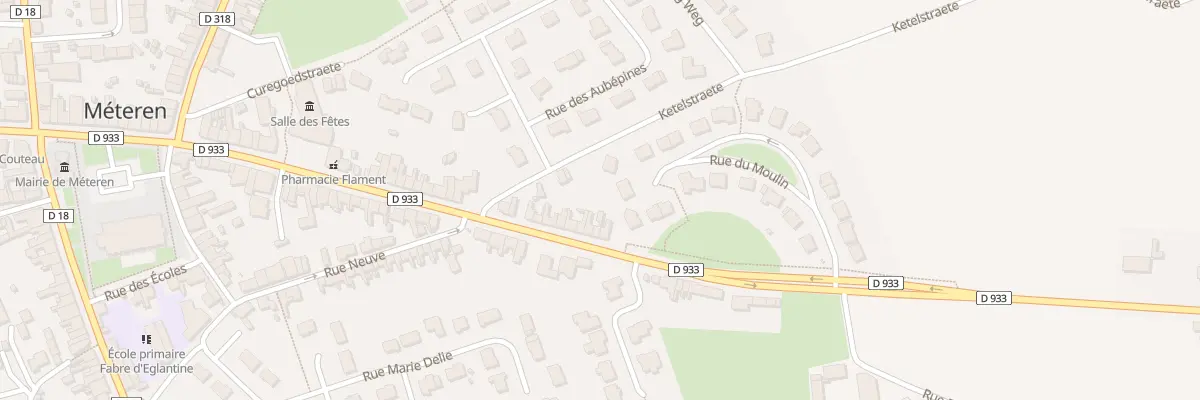 Plan du 3 Rue Nationale à Méteren