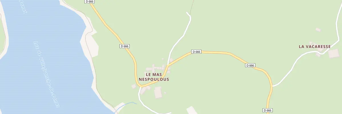 Plan du 5189 Le Mas Nespoulous à Alrance