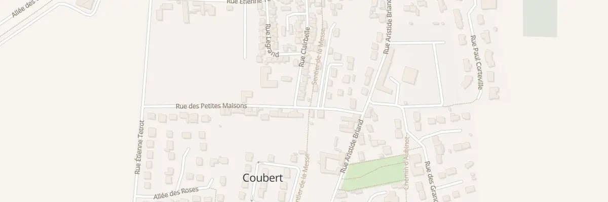 Plan du 33 Rue Clairbelle à Coubert