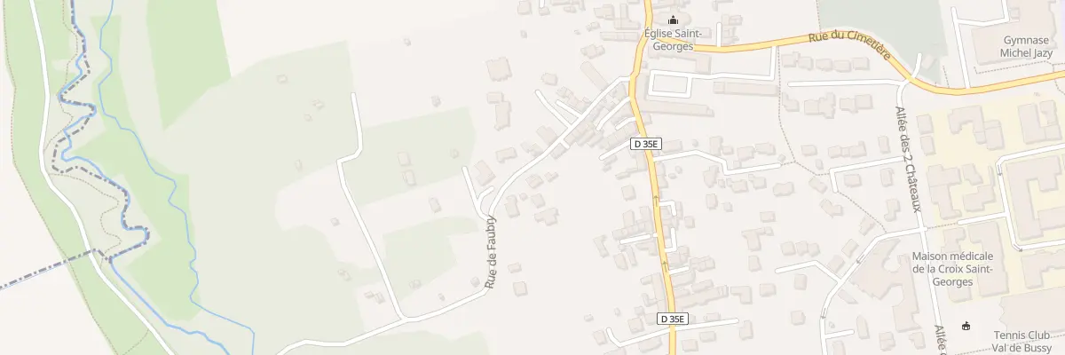 Plan du 17B Rue de Faubry à Bussy-Saint-Georges