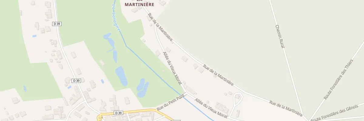 Plan du 15 Rue de la Martiniere à Saint-Bonnet-Tronçais