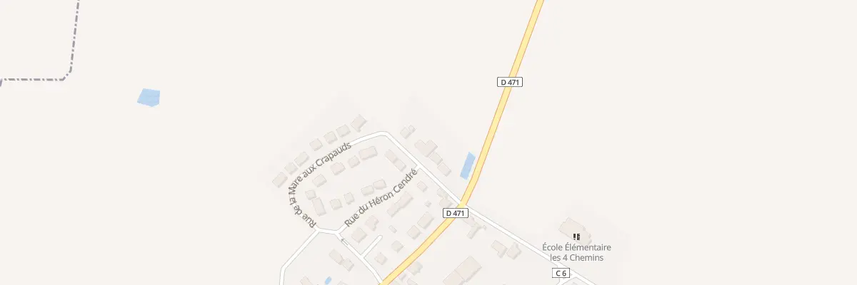 Plan du 6 Rue de la Mare aux Crapauds à Lissy