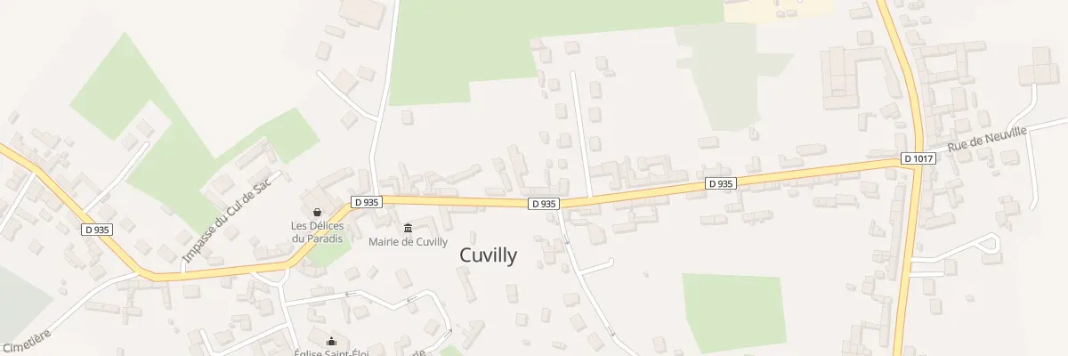 Plan du 22 Rue du Matz à Cuvilly