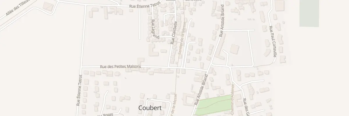 Plan du 29 Rue Clairbelle à Coubert