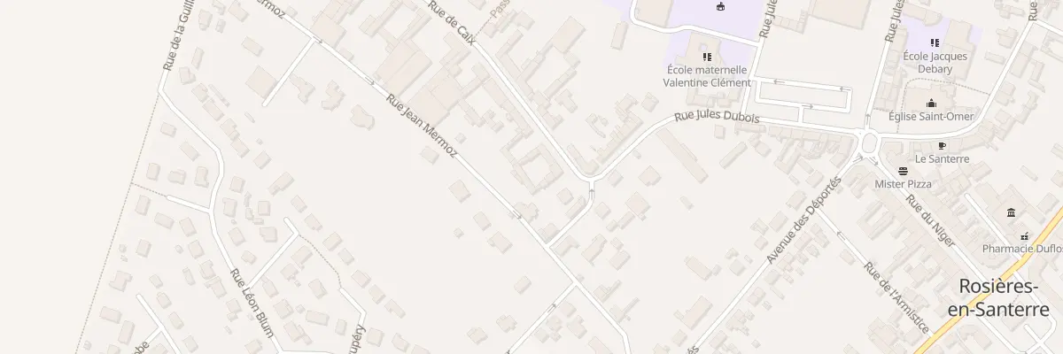 Plan du 5 Rue de Caix à Rosières-en-Santerre