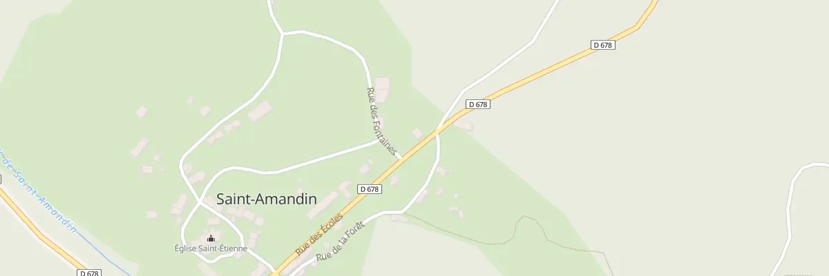 Plan du 5252 Le Bourg à Saint-Amandin