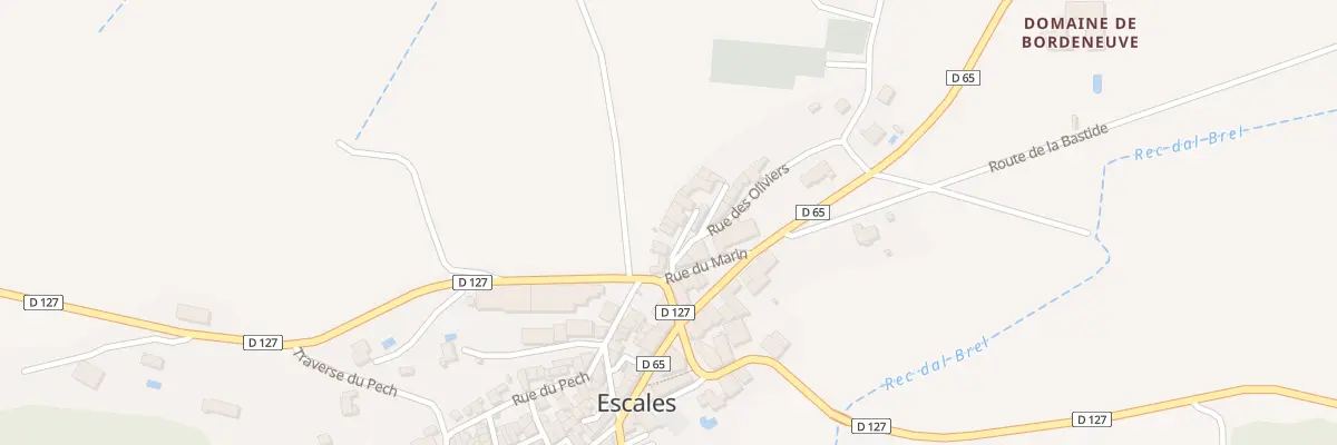 Plan du 5 Imp des Pins à Escales