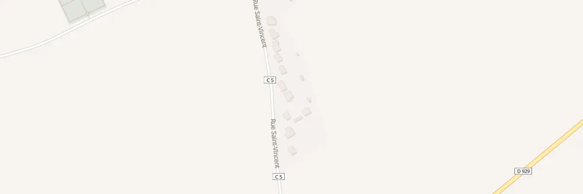 Plan du 19 Rue St Vincent à Ovillers-la-Boisselle