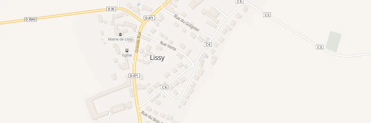 Plan du 14 Rue Verte à Lissy