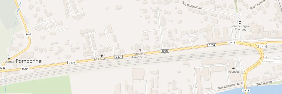 Plan du 51 Rue du Général Leclerc à Pomponne