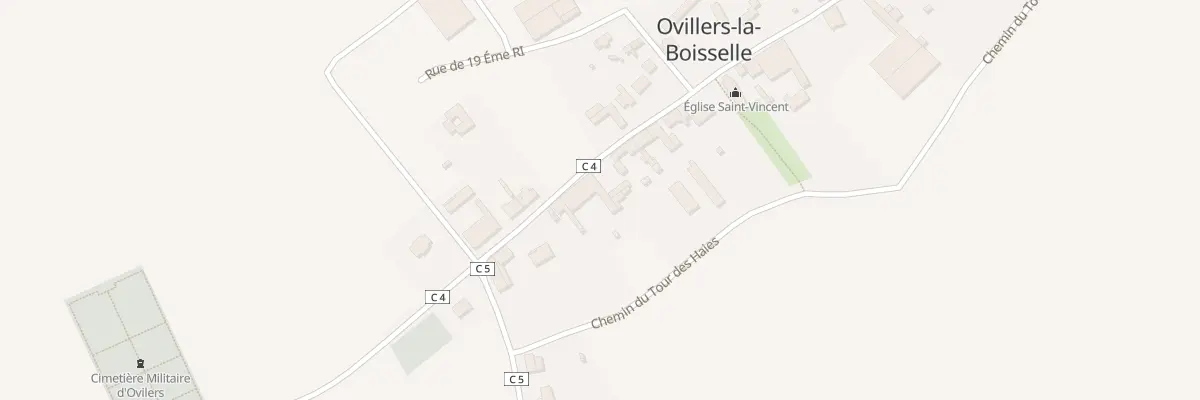 Plan du 8 Rue Bréart de Boisanges à Ovillers-la-Boisselle