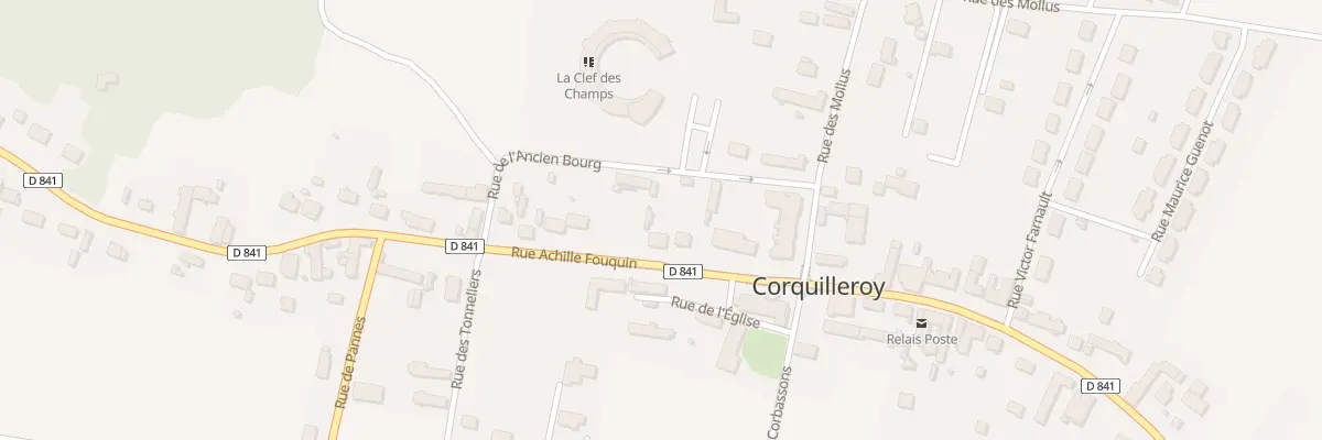 Plan du 6 Rue Achille Fouquin à Corquilleroy