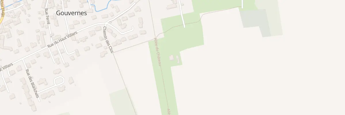 Plan du 9001 Av des Deux Chateaux à Gouvernes