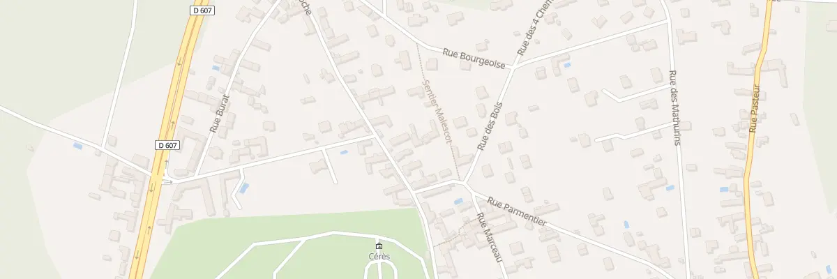 Plan du 19B Rue du Mal Foch à Bourron-Marlotte