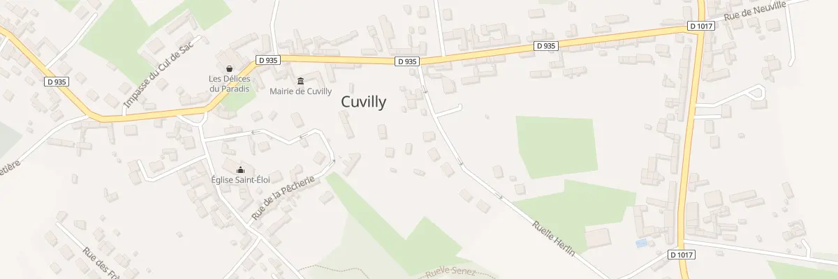 Plan du 76 Rle Herlin à Cuvilly