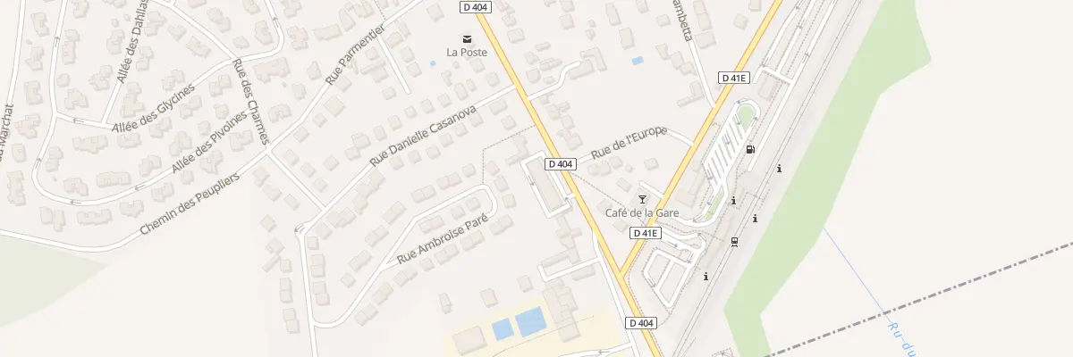 Plan du 52 Av de la Gare à Saint-Mard