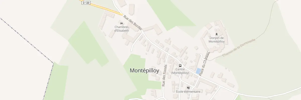Plan du 9 Rue des Bordes à Montépilloy
