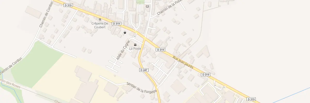 Plan du 40 Rue Jean Jaurès à Coubert
