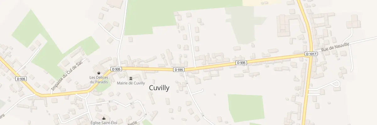 Plan du 18 Rue du Matz à Cuvilly