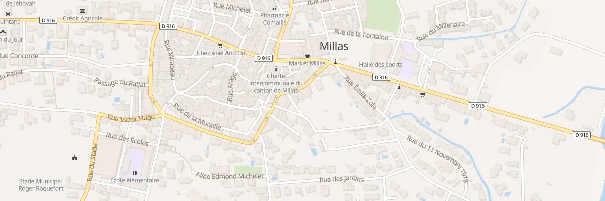 Plan du 9 Bd Maréchal Joffre à Millas