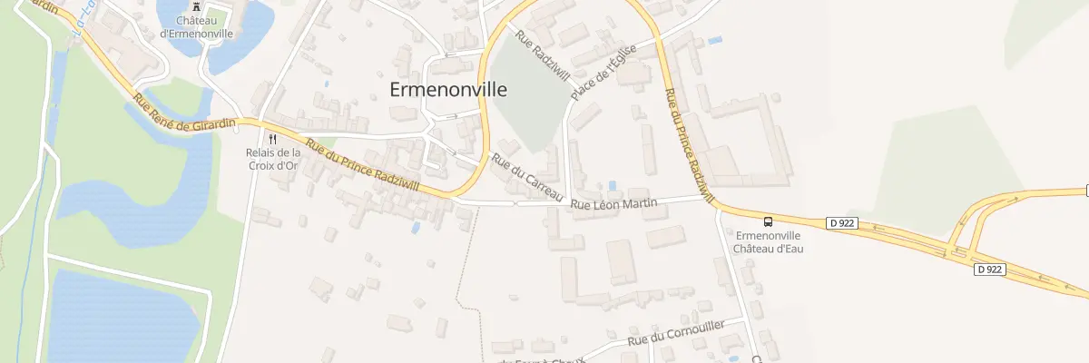 Plan du 2 Rue du Carreau à Ermenonville