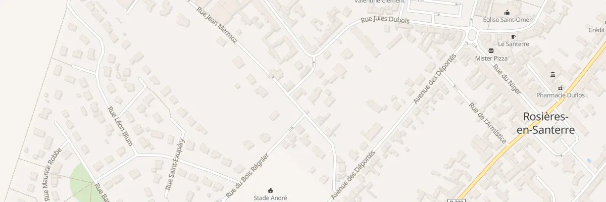 Plan du 5 Rue Jules Digeon à Rosières-en-Santerre