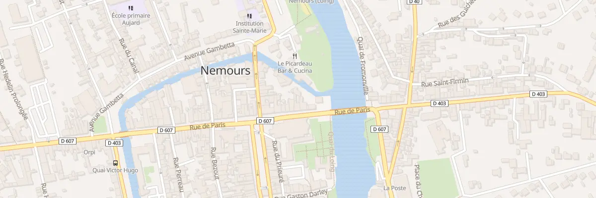 Plan du 6 Rue de Paris à Nemours