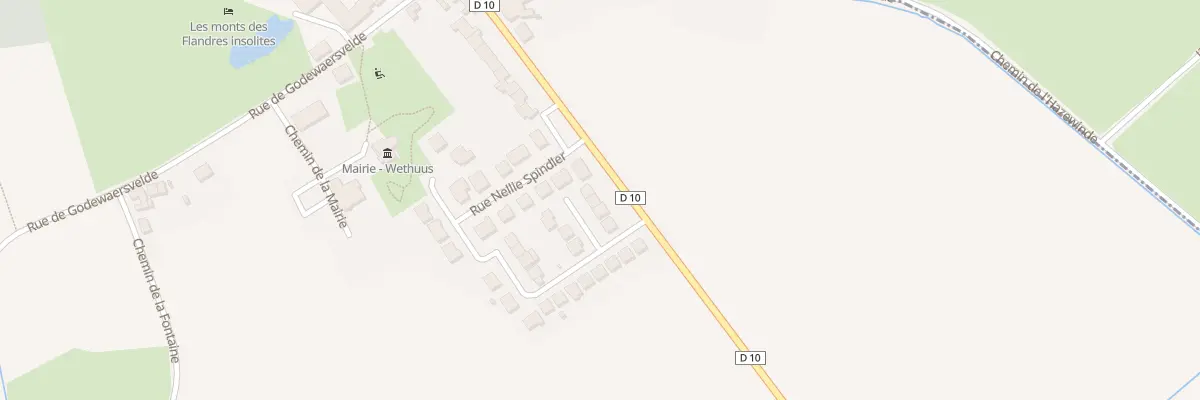 Plan du 3 Imp du Labour à Berthen