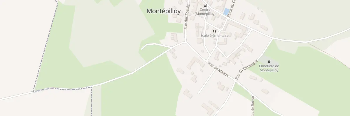 Plan du 1 Rue de Meaux à Montépilloy