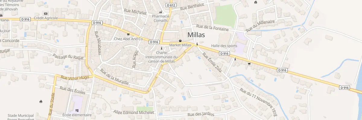 Plan du 3 Bd Maréchal Joffre à Millas