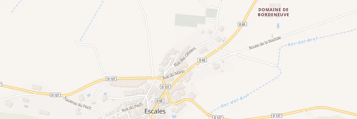 Plan du 3 Rue des Oliviers à Escales