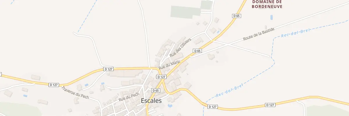 Plan du 9 Rue du Marin à Escales