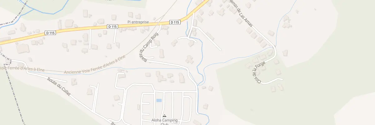 Plan du 9001 La Farga de Reiners à Reynès
