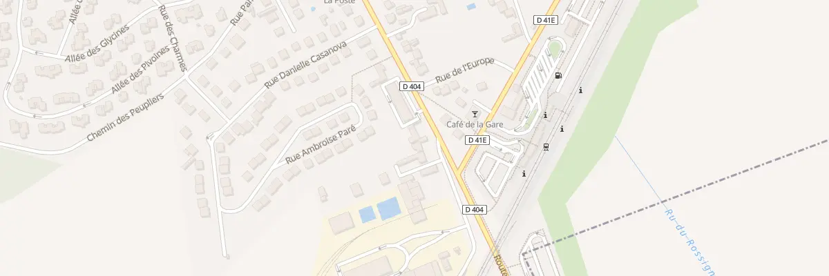 Plan du 60B Av de la Gare à Saint-Mard
