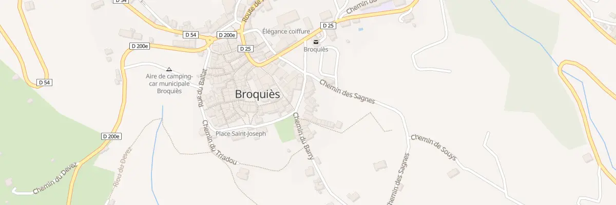 Plan du 10 Pl du Barry à Broquiès