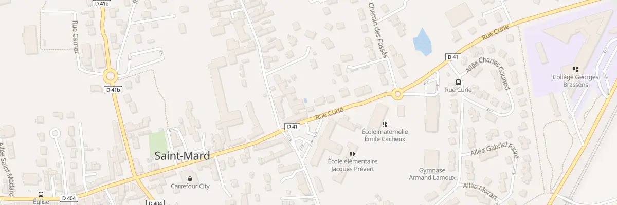 Plan du 13 Rue Curie à Saint-Mard
