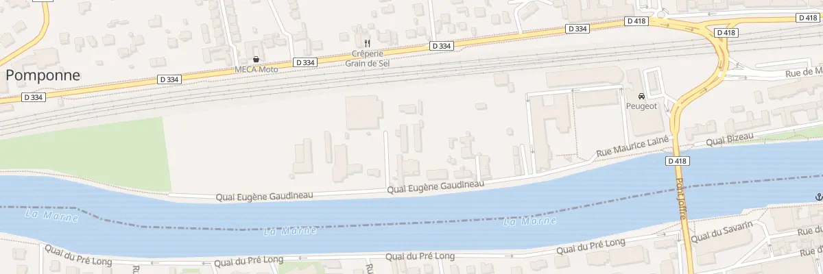 Plan du 14 Quai Eugène Gaudineau à Pomponne