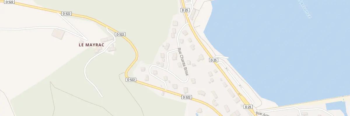 Plan du 1 Rue des Flots Bleus à Villefranche-de-Panat