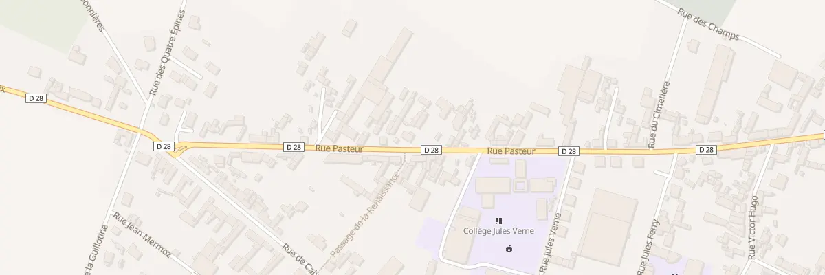 Plan du 106 Rue Pasteur à Rosières-en-Santerre