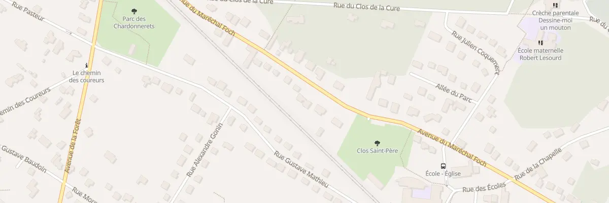 Plan du 18 Av Marechal Foch à Bois-le-Roi
