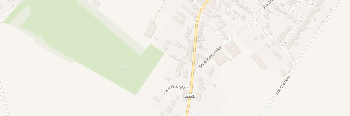 Plan du 38 Rue Maurice Quillet à Rosières-en-Santerre