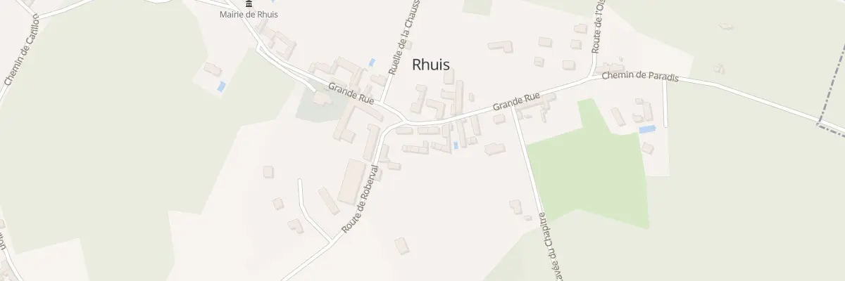 Plan du 11 Gr Grande Rue à Rhuis