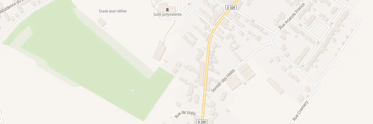 Plan du 28 Rue Maurice Quillet à Rosières-en-Santerre