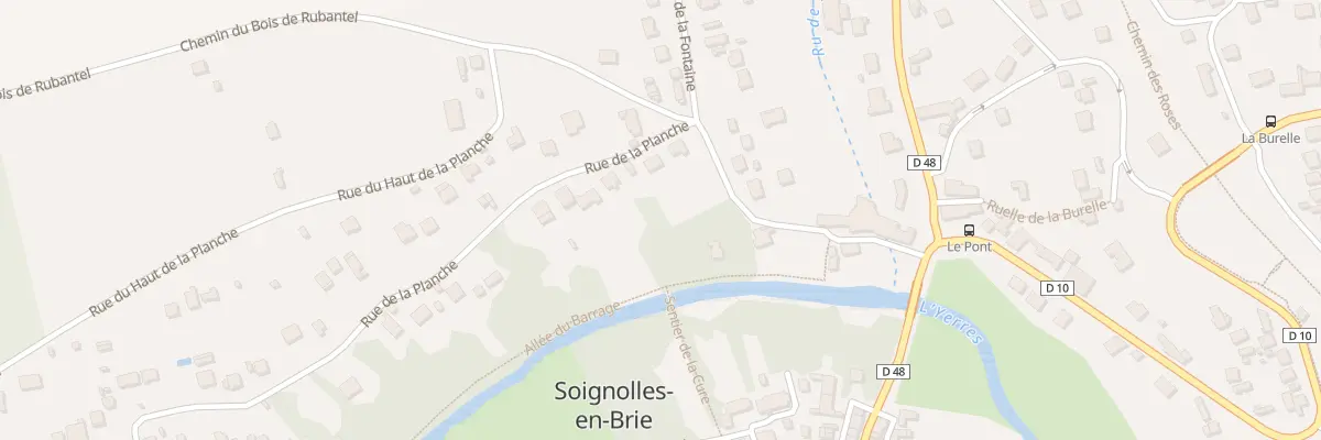 Plan du 3 Rue de la Planche à Soignolles-en-Brie