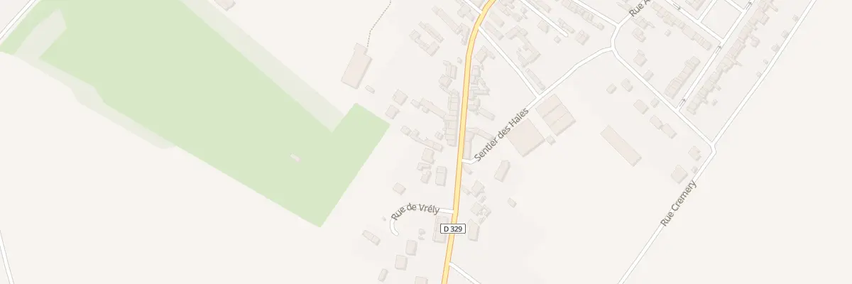 Plan du 40T Rue Maurice Quillet à Rosières-en-Santerre