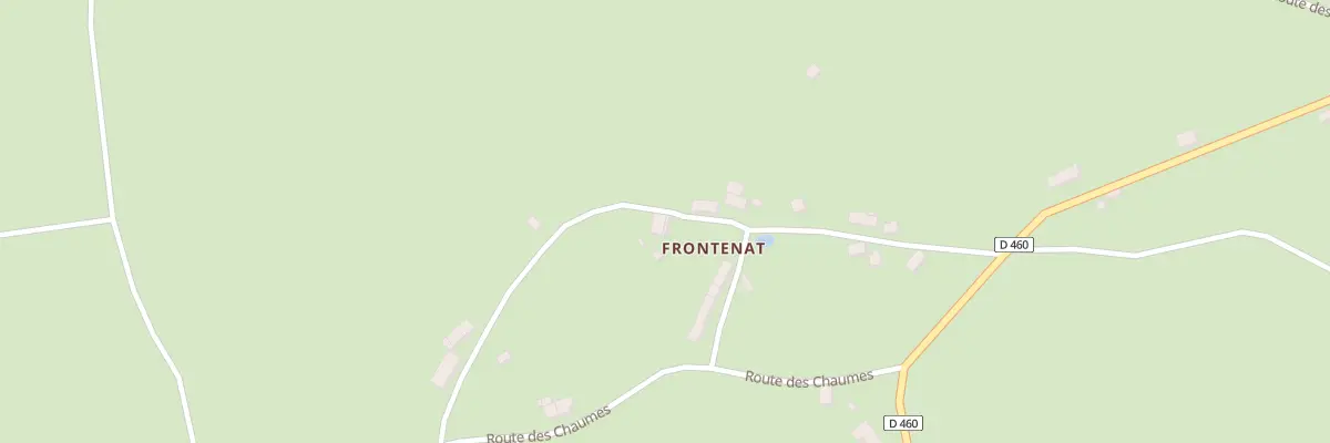 Plan du 15 Rte de la Mare / Frontenat à Ronnet